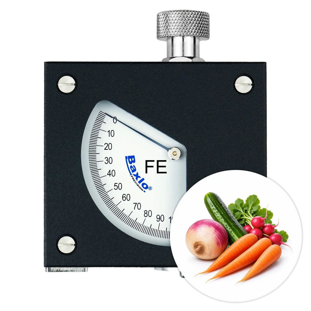 Baxlo Vegetable Firmness Tester - FE (Carrots, Cucumbers, Radishes, Turnips, Kohlrabi)