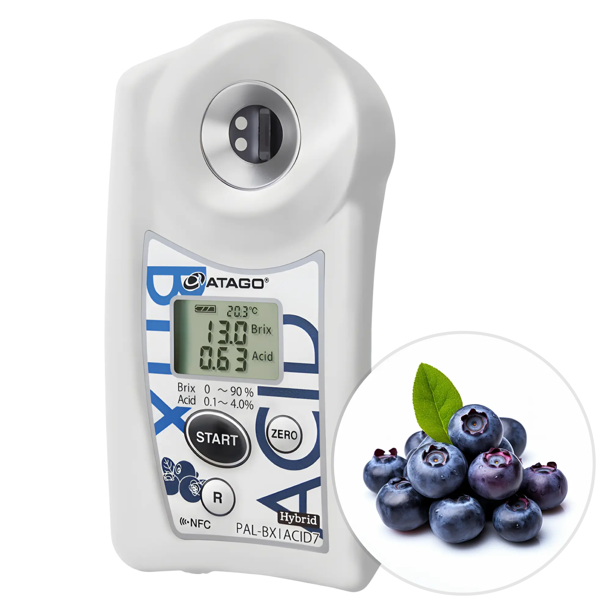 ATAGO Pocket Brix-Acidity Meter Blueberry - Master Kit