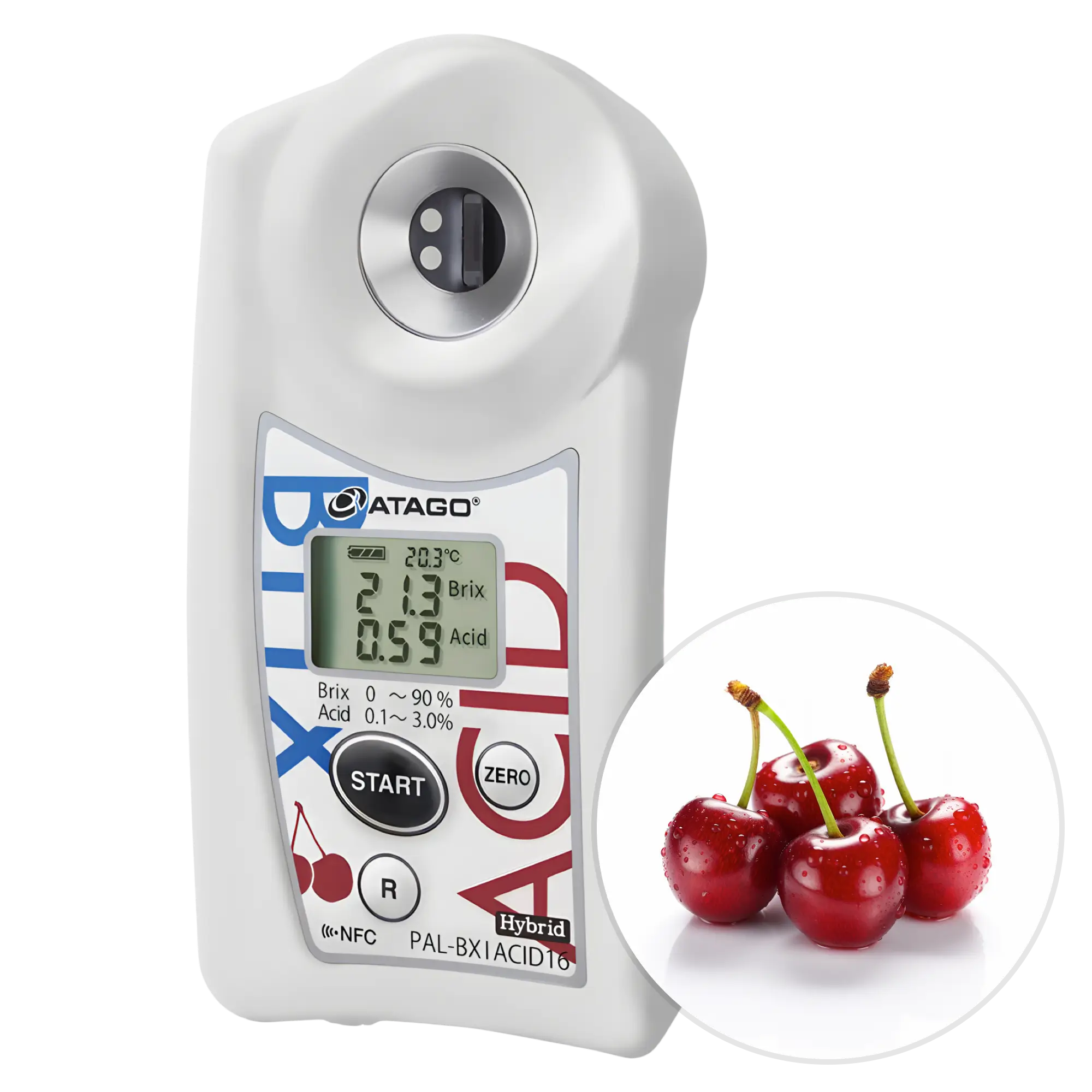 ATAGO Pocket Brix-Acidity Meter Cherry - Master Kit