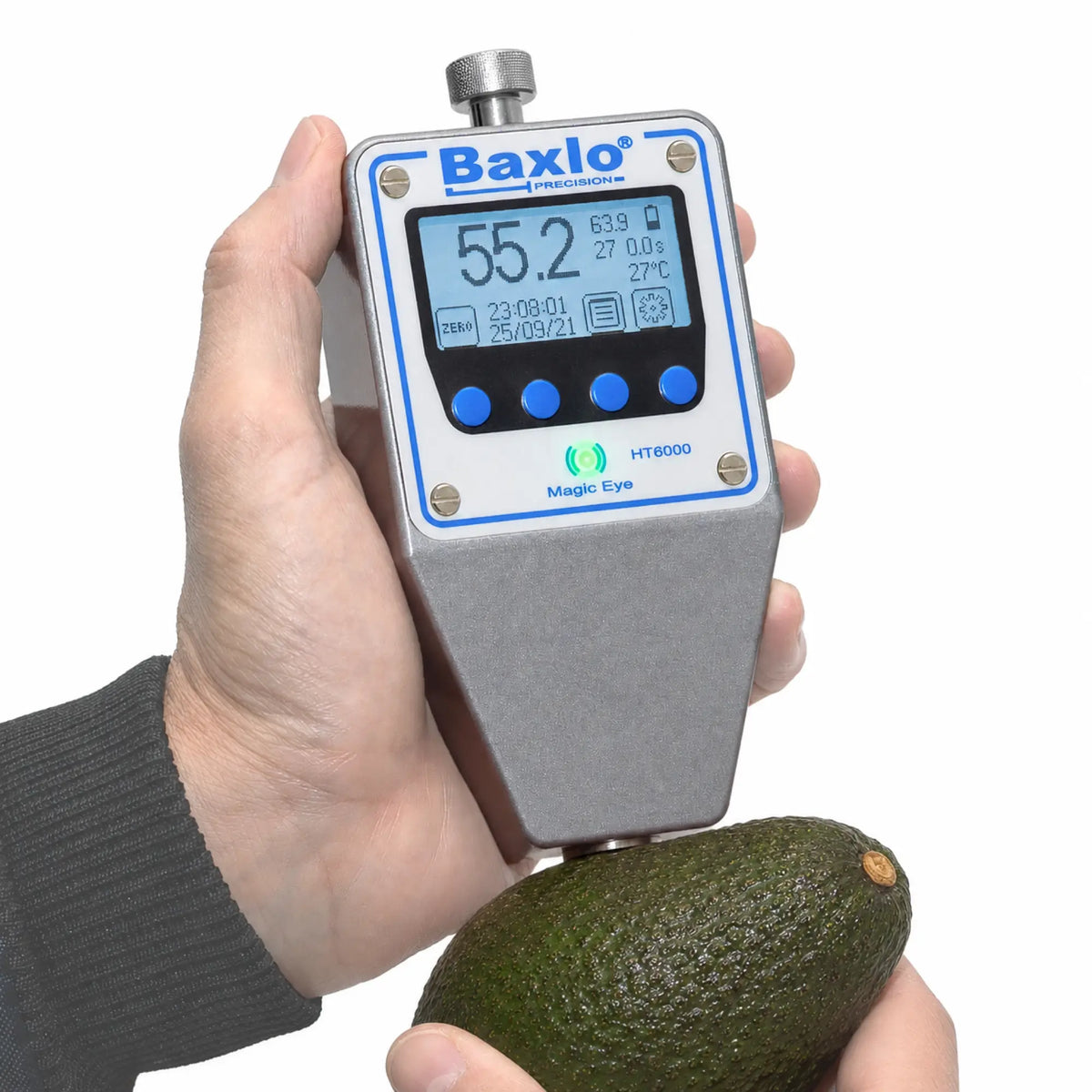 Baxlo Digital Fruit Firmness Tester - FD (Citrus Fruits, Apples, Avocados, Papayas, Onions)