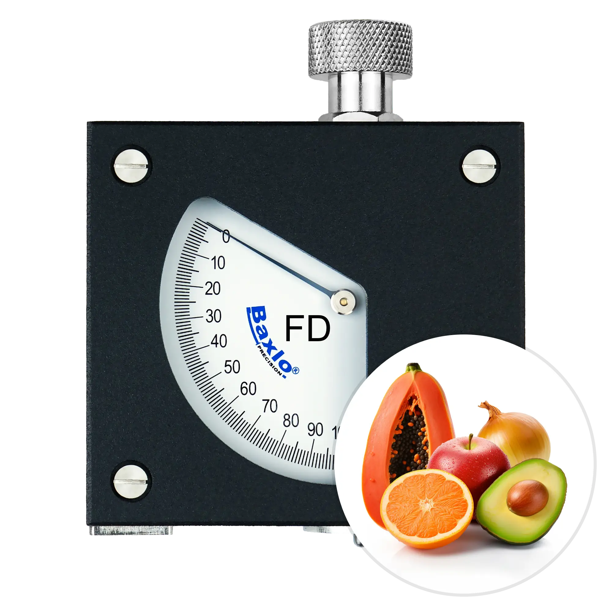 Baxlo Firmness Tester - Citrus Fruits, Apples, Avocados, Papayas, Onions